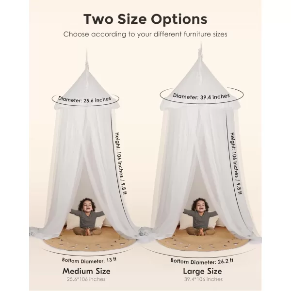 imageLarge Bed Canopy with Star Lights Double Layer Canopy for Bed Princess Play Tent for Girls Room Breathable Canopy Bed Curtain for Children Reading Nook Machine Washable Canopy 40x106 GreenLarge Soft White