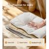 imageBaby Gym with Mat Wooden Play Gym with 9 Sensory Toys Foldable Baby Play GymFrame Activity Center Natural Pine Wood Montessori Toys Easy to Assemble ampamp Clean Natural ColorWooden Baby Gym With Mat