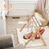 imageBaby Gym with Mat Wooden Play Gym with 9 Sensory Toys Foldable Baby Play GymFrame Activity Center Natural Pine Wood Montessori Toys Easy to Assemble ampamp Clean Natural ColorWood Baby Gym