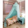 imageBed Canopy with Star Lights Double Layer Canopy for Bed Princess Play Tent for Girls Room Breathable Canopy Bed Curtain for Children Reading Nook Machine Washable Canopy 256x106 Purple256W x 106L Pack of 1