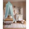 imageBed Canopy with Star Lights Double Layer Canopy for Bed Princess Play Tent for Girls Room Breathable Canopy Bed Curtain for Children Reading Nook Machine Washable Canopy 256x106 Purple256W x 106L Pack of 1
