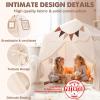 imageExtra Large Kids Play Tent  Foldable Baby Play Gym with Mat