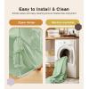 imageKids Play Tent Large Kids Playhouse with String Lights and Flag Garland Bed Tent with 2 Windows Machine Washable Reading Nook Indoor ampamp Outdoor Perfect Present for Girls ampamp Boys 52x35x51 in Green