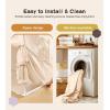 imageKids Play Tent Large Kids Playhouse with String Lights and Flag Garland Bed Tent with 2 Windows Machine Washable Reading Nook Indoor ampamp Outdoor Perfect Present for Girls ampamp Boys 52x35x51 in Beige