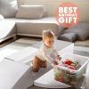 imageLarge 4 Pieces Climbing Toys for Toddlers 13Nontoxic ampamp Ecofriendly Toddler Climbing Toys Indoor Soft Play Equipment Indoor for Motor Skills Easy Setup ampamp Clean Climbing Blocks BlueampampWhiteGray  White