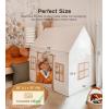 imagePlay Tent with Mat Star Light Large Kids Playhouse with Windows Easy to Wash Indoor and Outdoor Play Tents for Kids Little Dove Toys for Girls Boys 47x40x52 Green Play Tent Large SizePlay Tent Cream