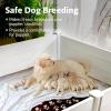 imageWhelping Box for Large Breed Dogs Whelping Box for Puppies PVC Puppy Playpen Waterproof ampamp Rustproof Whelping Pen Puppy Whelping Supplies Raised Garden Bed Indoors ampamp Outdoors 48x48x18 in White
