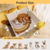 imageWhelping Box for Large Breed Dogs Whelping Box for Puppies PVC Puppy Playpen Waterproof ampamp Rustproof Whelping Pen Puppy Whelping Supplies Raised Garden Bed Indoors ampamp Outdoors 48x48x18 in White