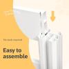 imageWhelping Box for Large Breed Dogs Whelping Box for Puppies PVC Puppy Playpen Waterproof ampamp Rustproof Whelping Pen Puppy Whelping Supplies Raised Garden Bed Indoors ampamp Outdoors 48x48x18 in White