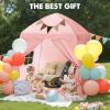 imagelittle dove Bed Canopy  Extra Large Kids Play Tent Pink