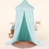 imagelittle dove Large Bed Canopy with Star Lights Double Layer Canopy for Bed Breathable Canopy Bed Curtain for Children Reading Nook Machine Washable Canopy for Kids Room 40x106 Grey40W x 106L Pack of 1