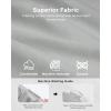 imagelittle dove Large Bed Canopy with Star Lights Double Layer Canopy for Bed Breathable Canopy Bed Curtain for Children Reading Nook Machine Washable Canopy for Kids Room 40x106 Grey40W x 106L Pack of 1