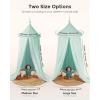 imagelittle dove Large Bed Canopy with Star Lights Double Layer Canopy for Bed Breathable Canopy Bed Curtain for Children Reading Nook Machine Washable Canopy for Kids Room 40x106 Grey256W x 106L Pack of 1