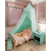 imagelittle dove Large Bed Canopy with Star Lights Double Layer Canopy for Bed Breathable Canopy Bed Curtain for Children Reading Nook Machine Washable Canopy for Kids Room 40x106 Grey256W x 106L Pack of 1