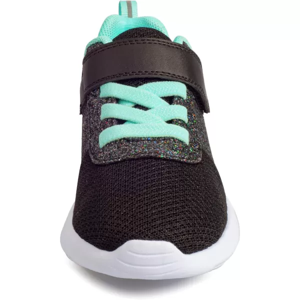 Harvest Land Toddler Glitter Tennis Shoes Slip On Boys Girls Sneakers Casual Running Shoes Woven Breathable with Soft Soled Sports Hook-Loop Outdoor Shoes