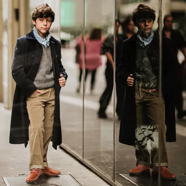 Kids Oxfords Shoes Boys Comfortable Dress Shoes Classic Uniform School Booties 