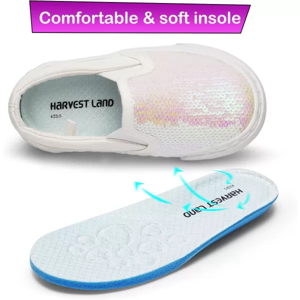 Kids Shoes Toddlers Canvas Sneakers Slip-on Comfortable Light Weight Skin-Friendly Causal Running Tennis Shoes for Boys Girls