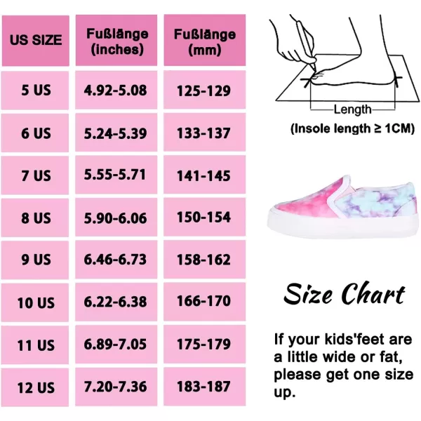 Kids Shoes Toddlers Canvas Sneakers Slip-on Comfortable Light Weight Skin-Friendly Causal Running Tennis Shoes for Boys Girls