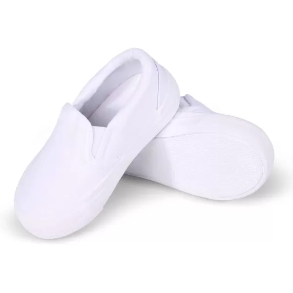 Kids Shoes Toddlers Canvas Sneakers Slip-on Comfortable Light Weight Skin-Friendly Causal Running Tennis Shoes for Boys Girls