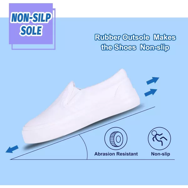 Kids Shoes Toddlers Canvas Sneakers Slip-on Comfortable Light Weight Skin-Friendly Causal Running Tennis Shoes for Boys Girls