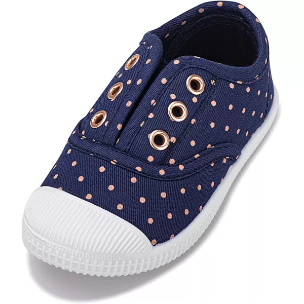 Kids Shoes Toddlers Canvas Sneakers Slip-on Comfortable Light Weight Skin-Friendly Causal Running Tennis Shoes for Boys Girls