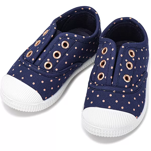 Kids Shoes Toddlers Canvas Sneakers Slip-on Comfortable Light Weight Skin-Friendly Causal Running Tennis Shoes for Boys Girls