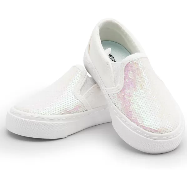 Kids Shoes Toddlers Canvas Sneakers Slip-on Comfortable Light Weight Skin-Friendly Causal Running Tennis Shoes for Boys Girls