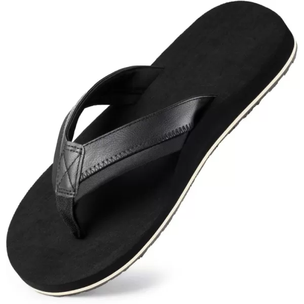Harvest Land Mens Sandals Flip Flops Thong with Arch Support Comfortable Beach Slippers Summer Shoes