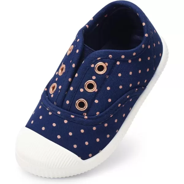 Kids Shoes Toddlers Canvas Sneakers Slip-on Comfortable Light Weight Skin-Friendly Causal Running Tennis Shoes for Boys Girls