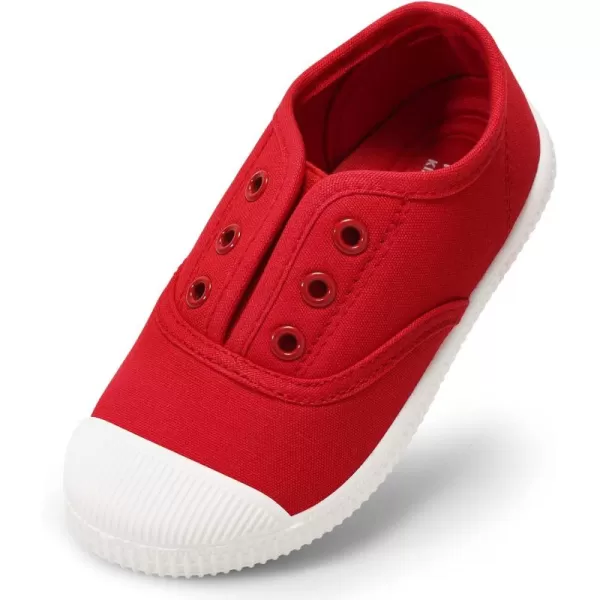 Kids Shoes Toddlers Canvas Sneakers Slip-on Comfortable Light Weight Skin-Friendly Causal Running Tennis Shoes for Boys Girls