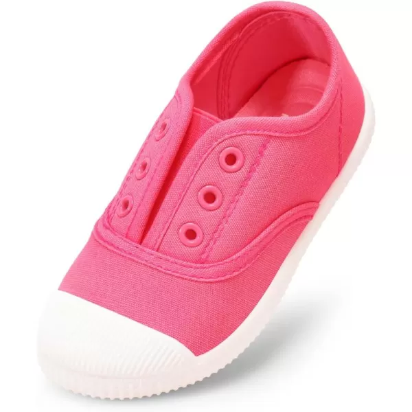 Kids Shoes Toddlers Canvas Sneakers Slip-on Comfortable Light Weight Skin-Friendly Causal Running Tennis Shoes for Boys Girls