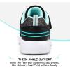 imageHarvest Land Girls Sneakers ToddlersKids Glitter Tennis Shoes Fashion Mesh Breathable Hook and Loop Slipon Basketball Running Sports ShoesBlack 1 Big Kid