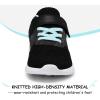 imageHarvest Land Girls Sneakers ToddlersKids Glitter Tennis Shoes Fashion Mesh Breathable Hook and Loop Slipon Basketball Running Sports ShoesBlack 1 Big Kid