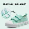 imageHarvest Land Toddler Kids Canvas Sneakers for Boys and Girls  Casual Walking Shoes with Double HookandLoop Straps NonSlip Lightweight Trainers for Baby ampamp Little KidsGreen