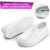 imageKids Shoes Toddlers Canvas Sneakers Slipon Comfortable Light Weight Causal Running Tennis Shoes for Boys GirlsGlitterwhite