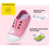 imageKids Shoes Toddlers Canvas Sneakers Slipon Comfortable Light Weight SkinFriendly Causal Running Tennis Shoes for Boys GirlsToddleLittle KidsBig KidsPink