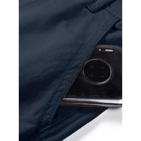 JMIERR Cargo Pants for Men Casual Cotton Relaxed Fit Pants Stretch Elastic Waist Lightweight Work Pants Multi Pockets