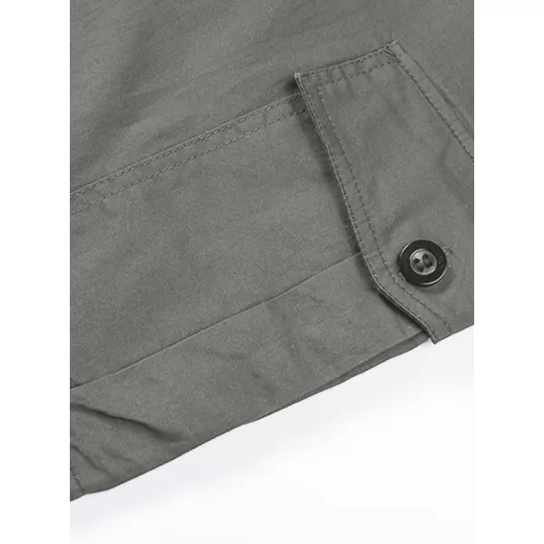 JMIERR Cargo Pants for Men Casual Cotton Relaxed Fit Pants Stretch Elastic Waist Lightweight Work Pants Multi Pockets