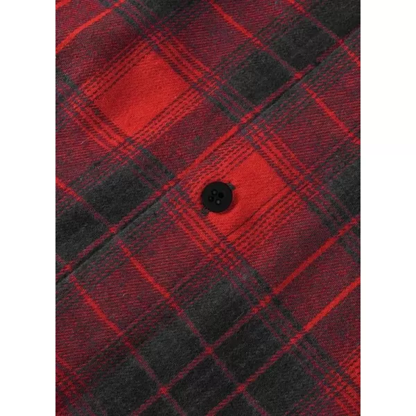 JMIERR Flannel Hoodies for Men Casual Button Down PlaidLong Sleeve Lightweight Shirts Jackets