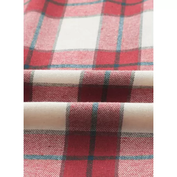 JMIERR Flannel Hoodies for Men Casual Button Down PlaidLong Sleeve Lightweight Shirts Jackets