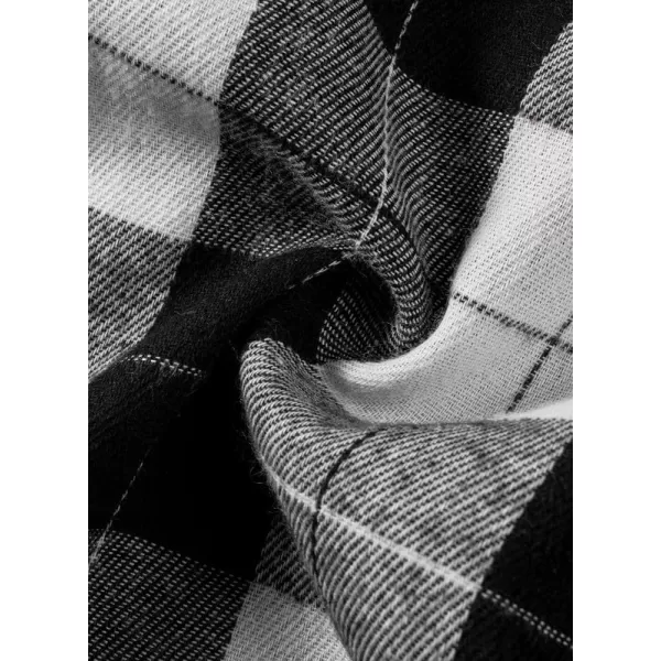 JMIERR Flannel Hoodies for Men Casual Button Down PlaidLong Sleeve Lightweight Shirts Jackets