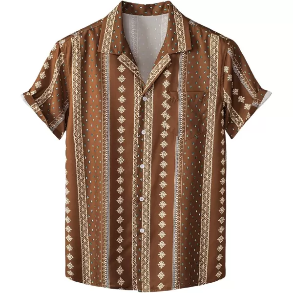 JMIERR Men Hawaiian Matching Set, Casual Summer Beach 2 Piece Outfits Button Down Short Sleeve Shirts and Shorts