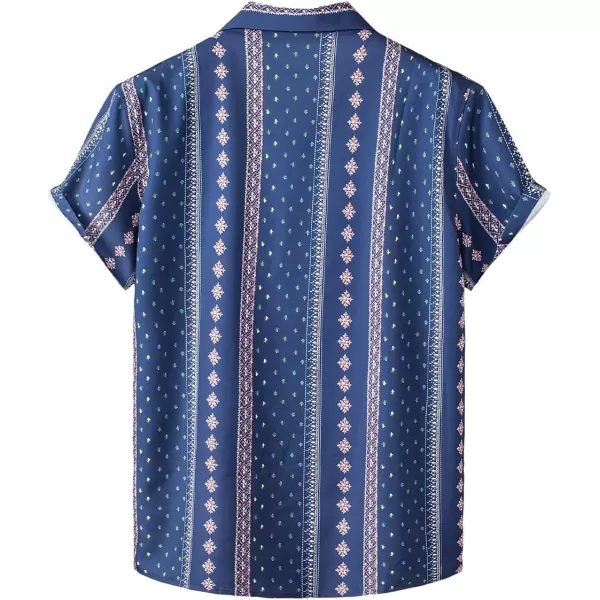 JMIERR Men Hawaiian Matching Set, Casual Summer Beach 2 Piece Outfits Button Down Short Sleeve Shirts and Shorts