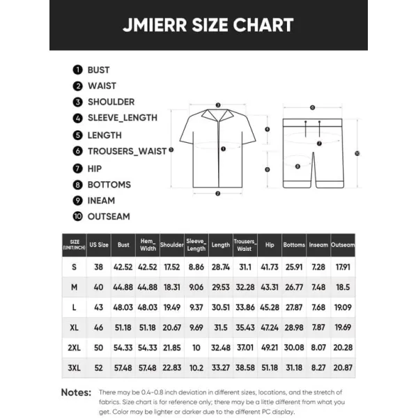 JMIERR Men Hawaiian Matching Set, Casual Summer Beach 2 Piece Outfits Button Down Short Sleeve Shirts and Shorts