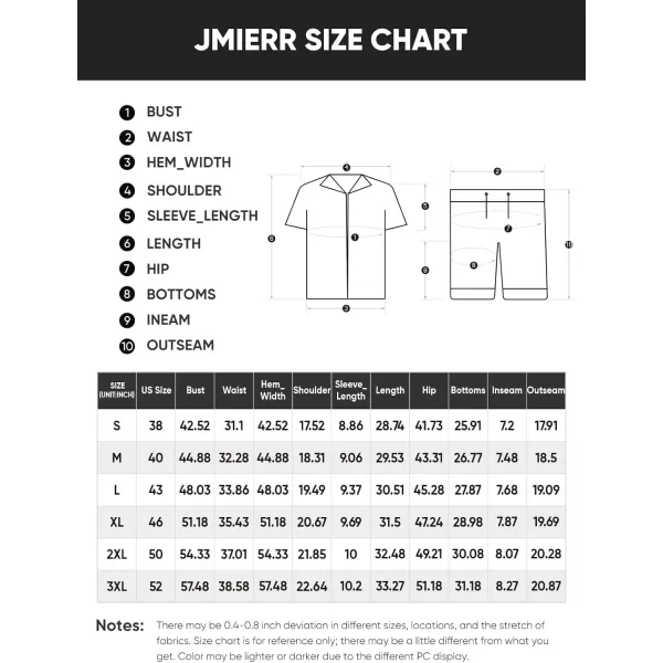 JMIERR Men Hawaiian Matching Set, Casual Summer Beach 2 Piece Outfits Button Down Short Sleeve Shirts and Shorts