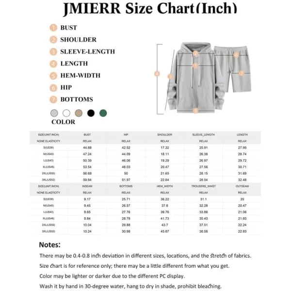 JMIERR Mens 2 Piece Outfits Hoodie Sweatshirt Tracksuit Joggers Shorts Sweatsuit Set with Pockets