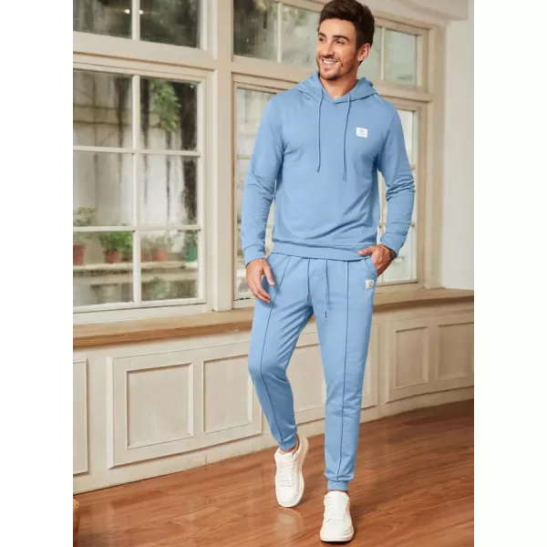 JMIERR Men's 2 Piece Outfits Hoodie Sweatshirt Tracksuit &amp; Joggers Sweatpants Sweatsuit Set