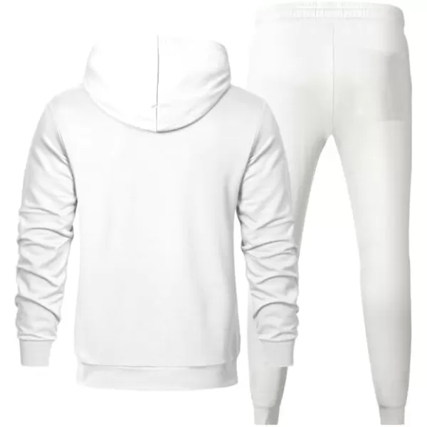 JMIERR Men's 2 Piece Outfits Hoodie Sweatshirt Tracksuit &amp; Joggers Sweatpants Sweatsuit Set