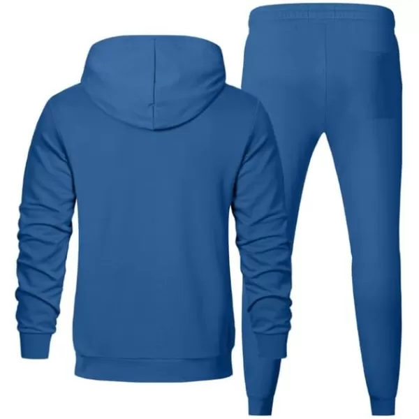 JMIERR Men's 2 Piece Outfits Hoodie Sweatshirt Tracksuit &amp; Joggers Sweatpants Sweatsuit Set