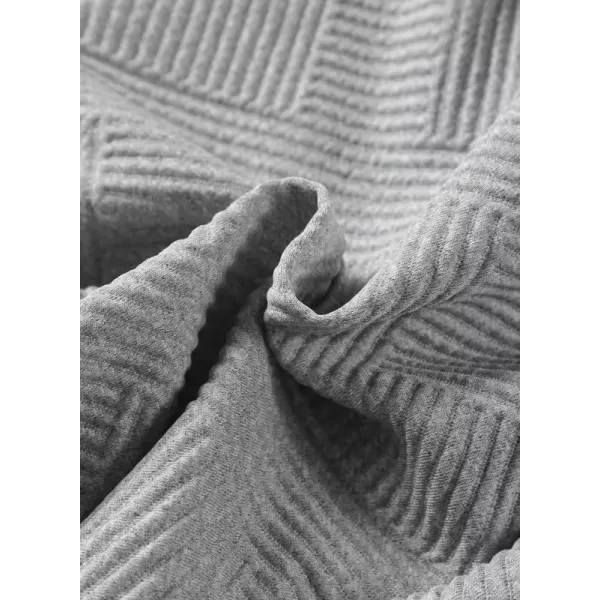 JMIERR Men's 2 Piece Sweatsuit Outfits Jacquard Pullover Sweatshirt Tracksuit &amp; Joggers Sweatpants Sweatshirts Sets
